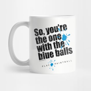 Blue Balls - paintball lover Mug